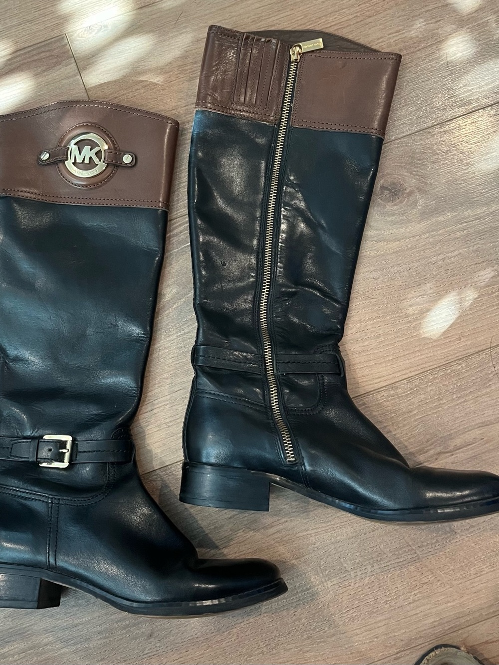 Michael Kors Boots Signature Tall Leather